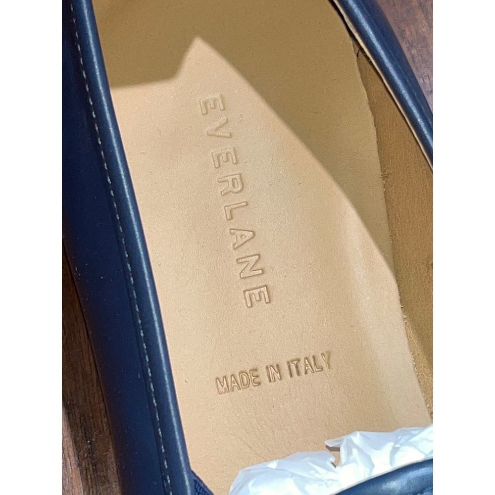 Everlane Navy Blue Slip-On Sneakers - Picture 4 of 10
